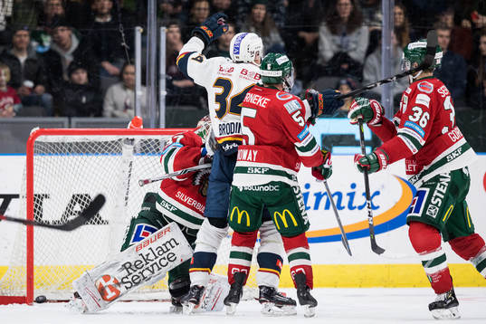 Djurgårdens Daniel Brodin gör 1-6 bakom Frölundas