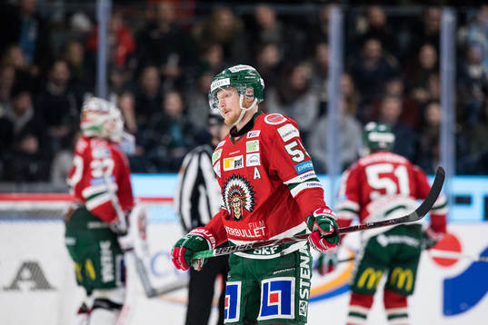 Frölundas Simon Hjalmarsson deppar