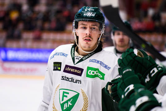 Färjestads Joakim Nygård jublar