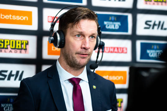 Färjestads tränare Johan Pennerborn