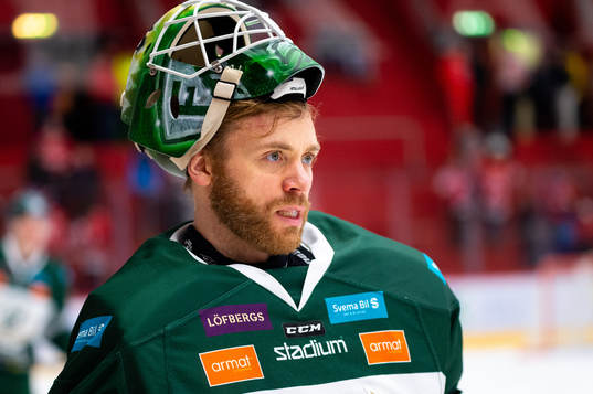 Färjestads målvakt Markus Svensson