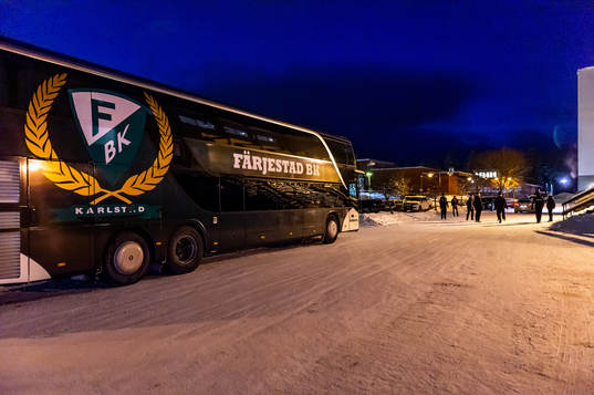 Färjestads spelarbuss