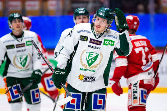 Färjestads Joakim Nygård jublar