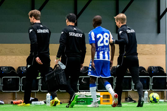 IFK Göteborgs Alhassan Yusuf Abdullahi skadades