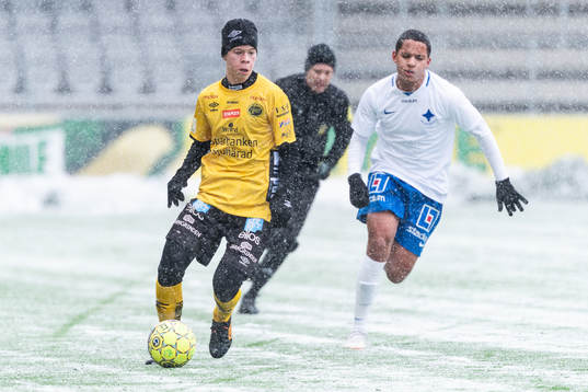 Elfsborgs Filip Gustafsson och IFK Norrköpings Stephen