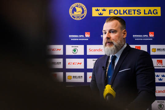 Sveriges förbundskapten Rikard Grönborg