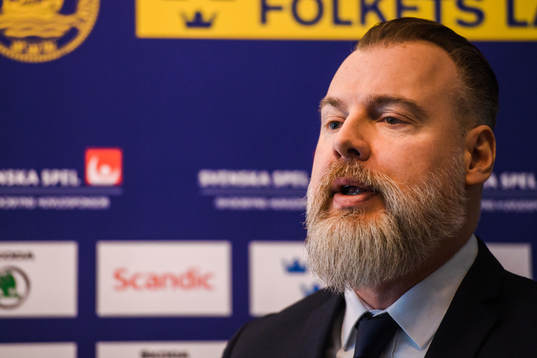 Sveriges förbundskapten Rikard Grönborg
