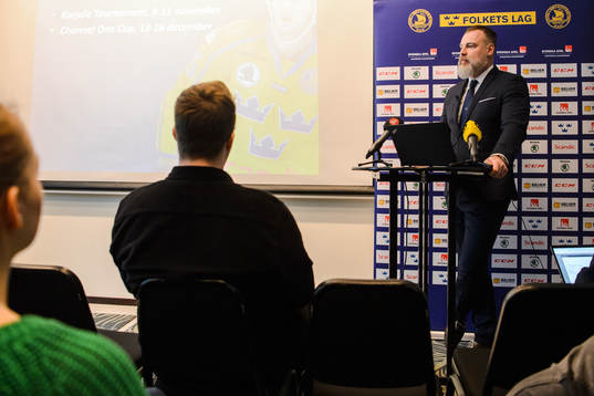 Sveriges förbundskapten Rikard Grönborg