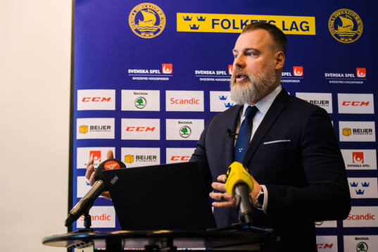 Sveriges förbundskapten Rikard Grönborg