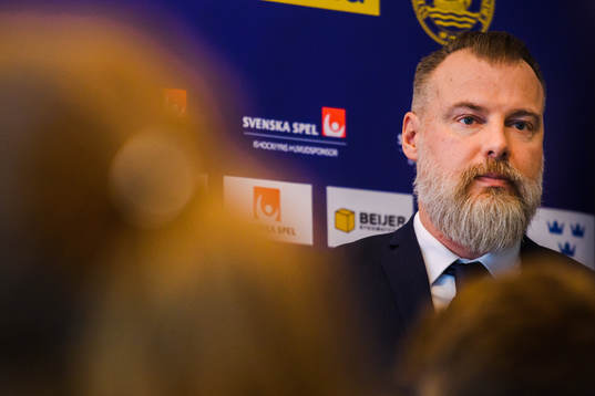 Sveriges förbundskapten Rikard Grönborg
