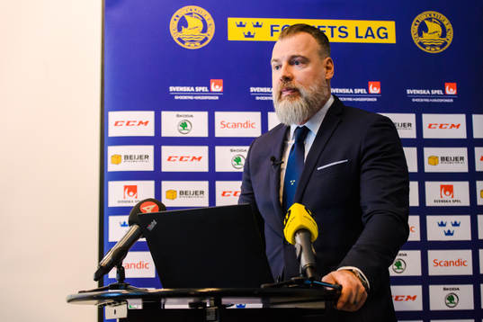 Sveriges förbundskapten Rikard Grönborg
