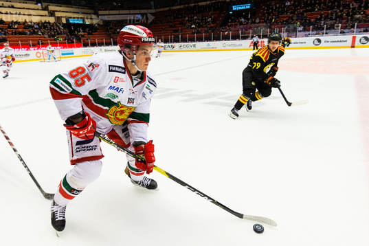 Moras Michael Haga och Brynäs Daniel Mannberg