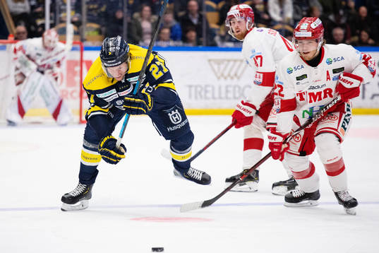 s David Gustafsson och Timrås Andreas Söderberg och Emil
