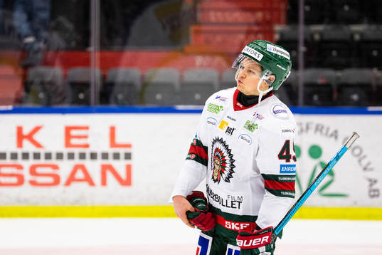 Frölundas Rhett Rakshani deppar