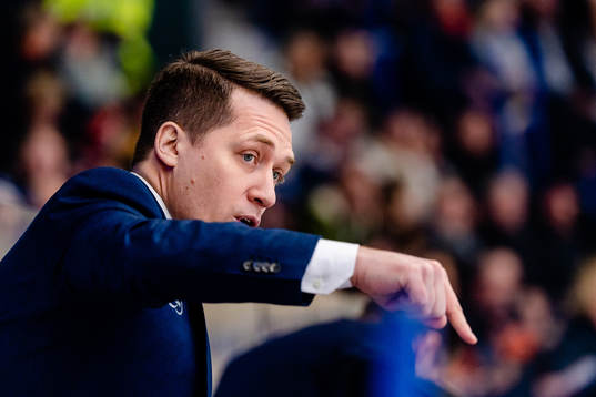 Växjös tränare Sam Hallam