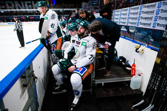 Färjestads Jesse Virtanen deppar