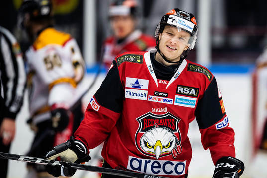 Malmö Redhawks Johan Olofsson deppar