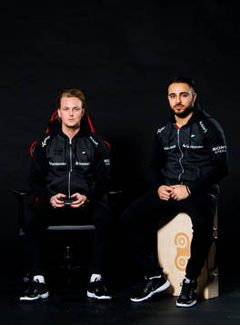 Sondre Pedersen Voktor and Arkan Resul of Norway pose for a