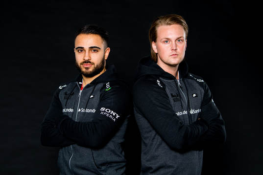 Arkan Resul and Sondre Pedersen Voktor of Norway pose for a