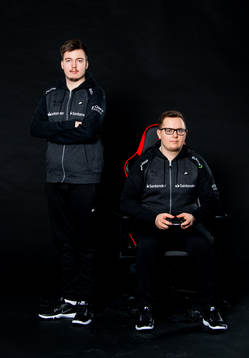 Steffen Langhaug and Chris-Andre Skogland of Norway pose