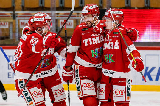 Timrås Filip Westerlund jublar