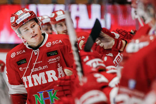 Timrås Filip Westerlund jublar
