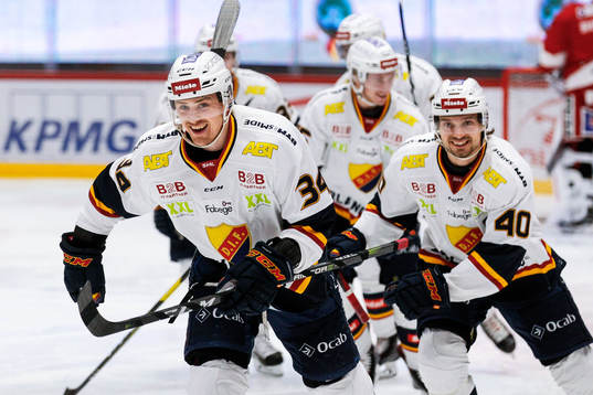 Djurgårdens Daniel Brodin jublar