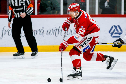 Timrås Johannes Salmonsson gör 1-0