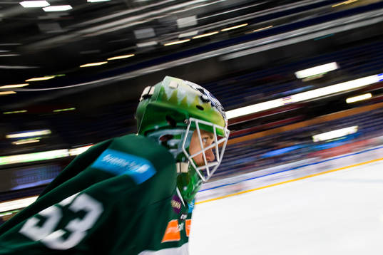 Färjestads målvakt Markus Svensson