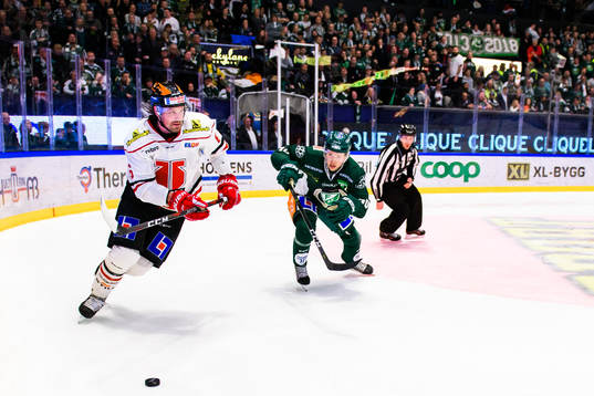Örebros Stefan Warg och Färjestads Christopher Bengtsson