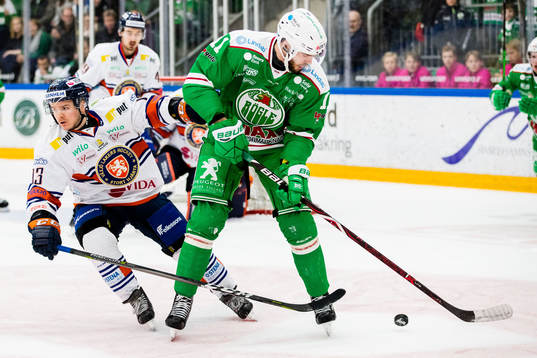 Växjös Julius Junttila och Rögles Mattias Sjögren