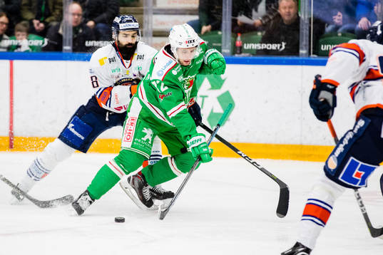 Växjös Daniel Rahimi och Rögles Daniel Zaar