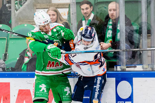 Rögles Alen Bibic och Växjös Roman Horak