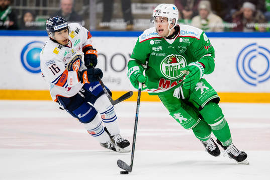 Växjös Austin Ortega och Rögles Kodie Curran