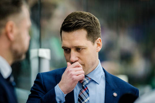 Växjös tränare Sam Hallam