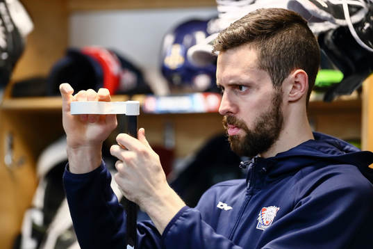 Linköpings James Wright ishockeymatchen i SHL mellan