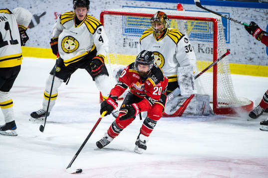 Luleås Jack Connollyunder ishockeymatchen i SHL mellan