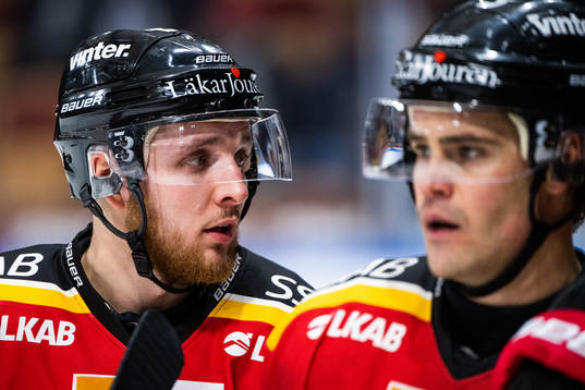 Luleås Robin Kovacs och Luleås Karl Fabricius