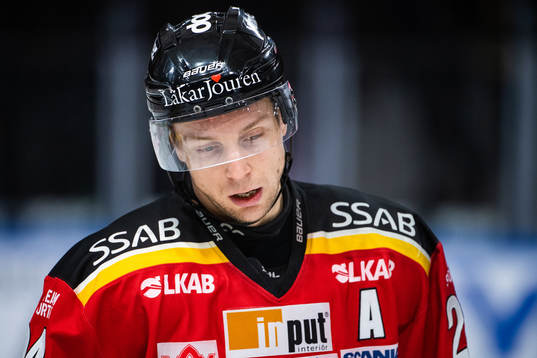 Luleås Johan Harju deppar