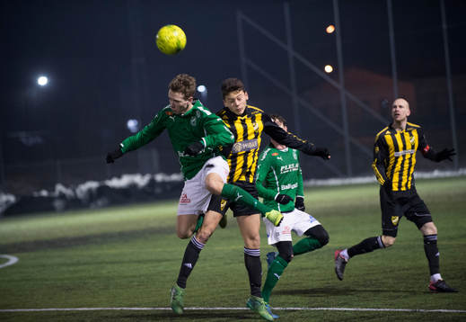 IFK Hässleholms Isak Orajärvi i träningsmatchen mellan