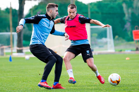 Egzon Binaku och Eric Larsson