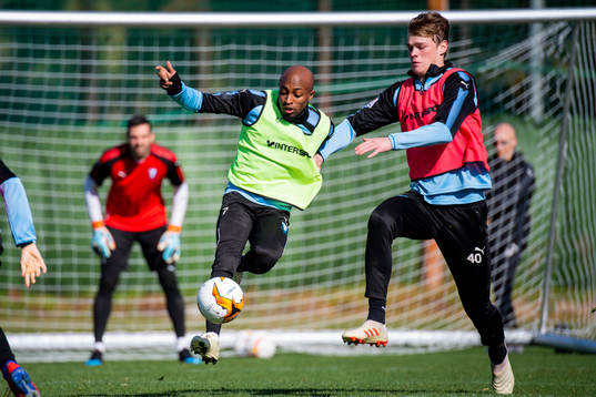 Fouad Bachirou och Hugo Andersson