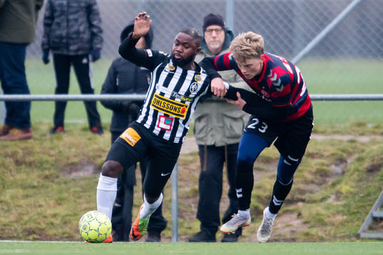 Landskronas Kofi Yeboah Addae och Frem Gustav Gjøg