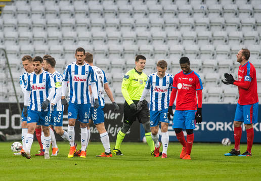 Odenses spelare jublar