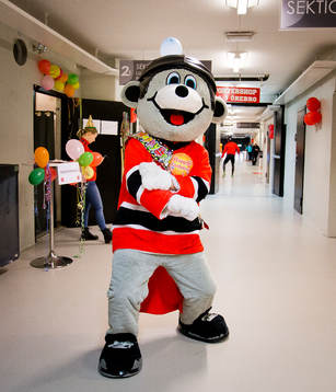 Örebros maskot Harry the Hero