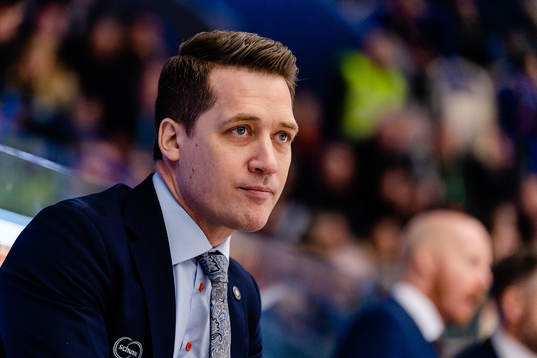 Växjös tränare Sam Hallam