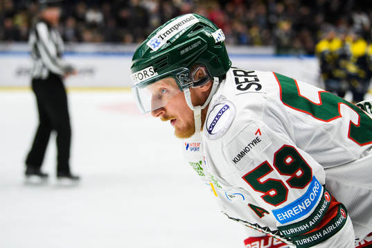 Frölundas Simon Hjalmarsson deppar