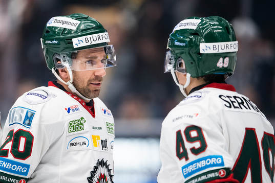 Frölundas Joel Lundqvist och Rhett Rakshani