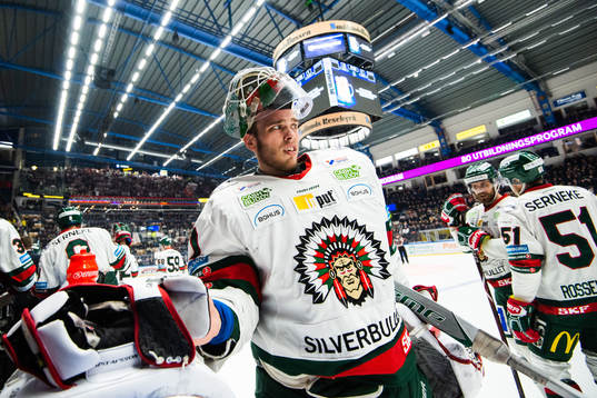 Frölundas målvakt Johan Gustafsson