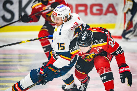 Djurgårdens Jakob Lilja Luleås Erik Gustafsson